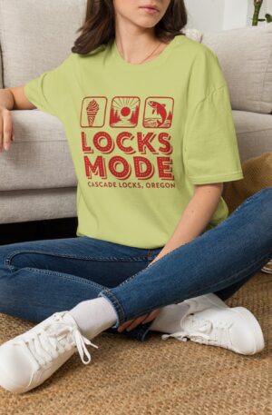 Locks Mode T‑Shirt — Cascade Locks Oregon Retro Vacation Tee