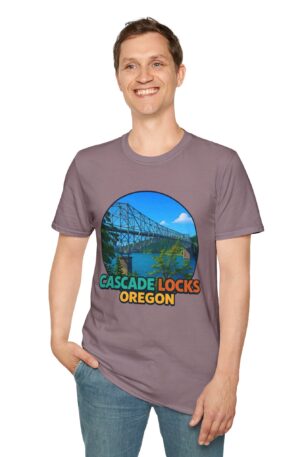 Cascade Locks Oregon bridge of the gods T‑Shirt — Scenic Pacific Northwest Travel Tee